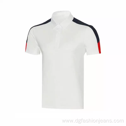 Custom Blank Men Stretch Golf Polo Shirts